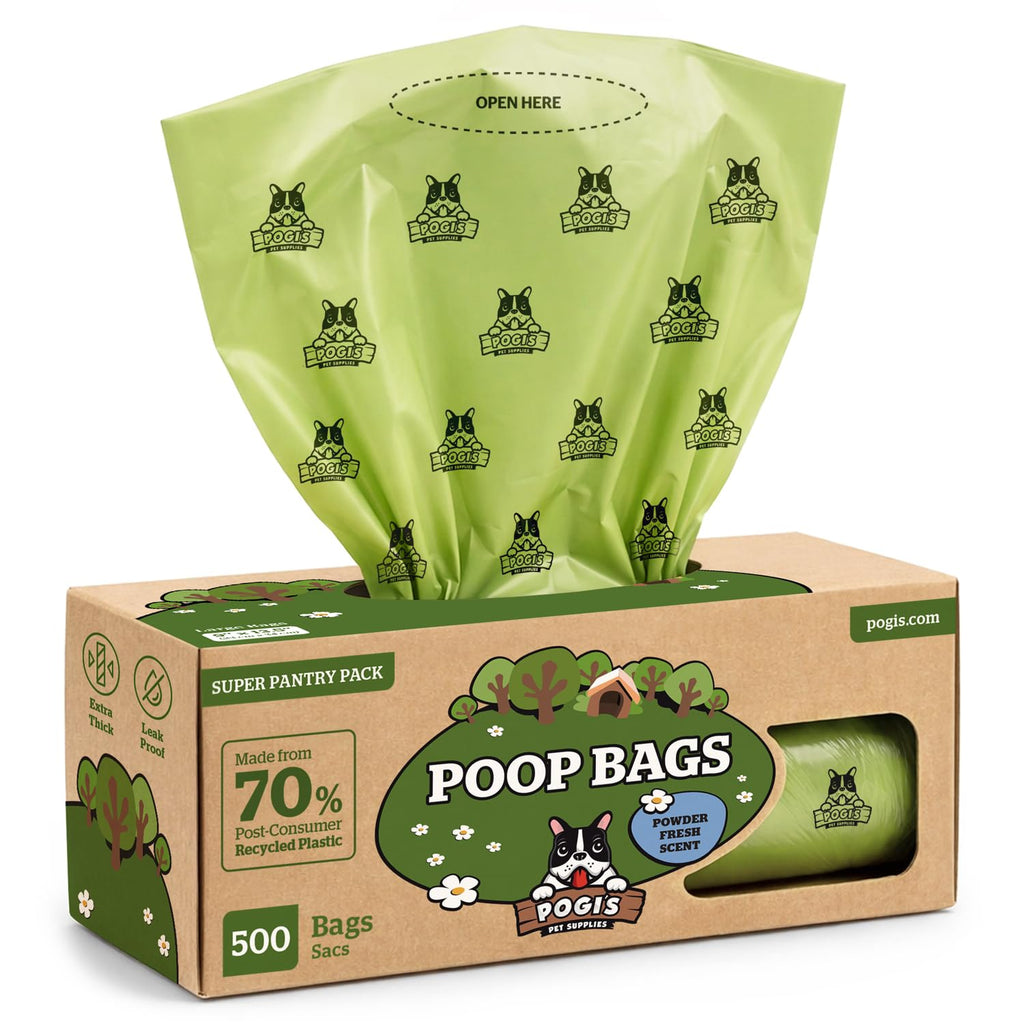 Large Dog Poop Bags, 500 Bags E3908