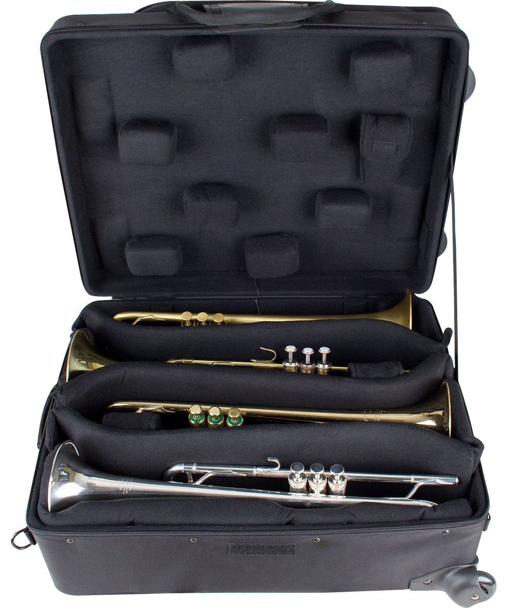 Black Trumpet Case with Wheels K240948