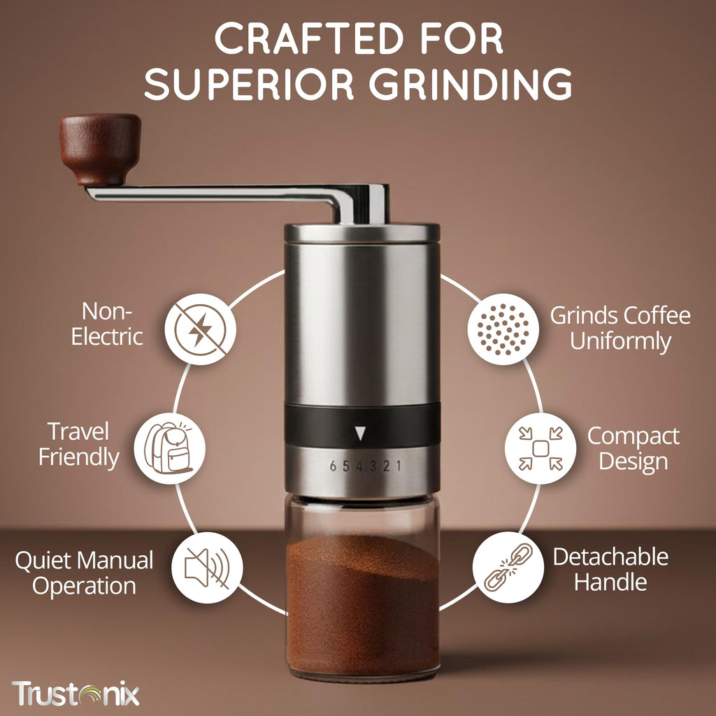 Manual Portable Hand Coffee Grinder X441728