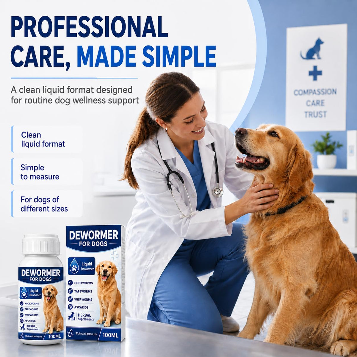 Dog and Puppy Dewormer Liquid N882538