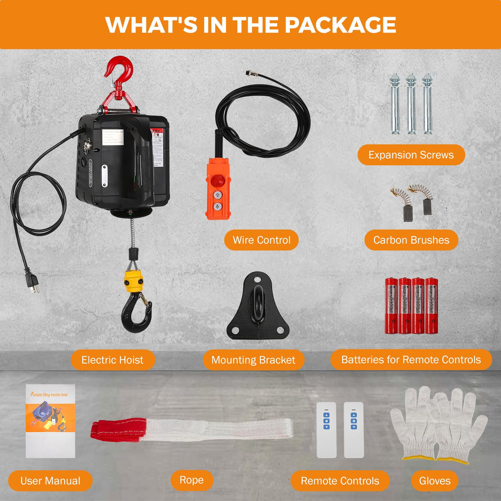 3-in-1 Portable Electric Hoist C311505