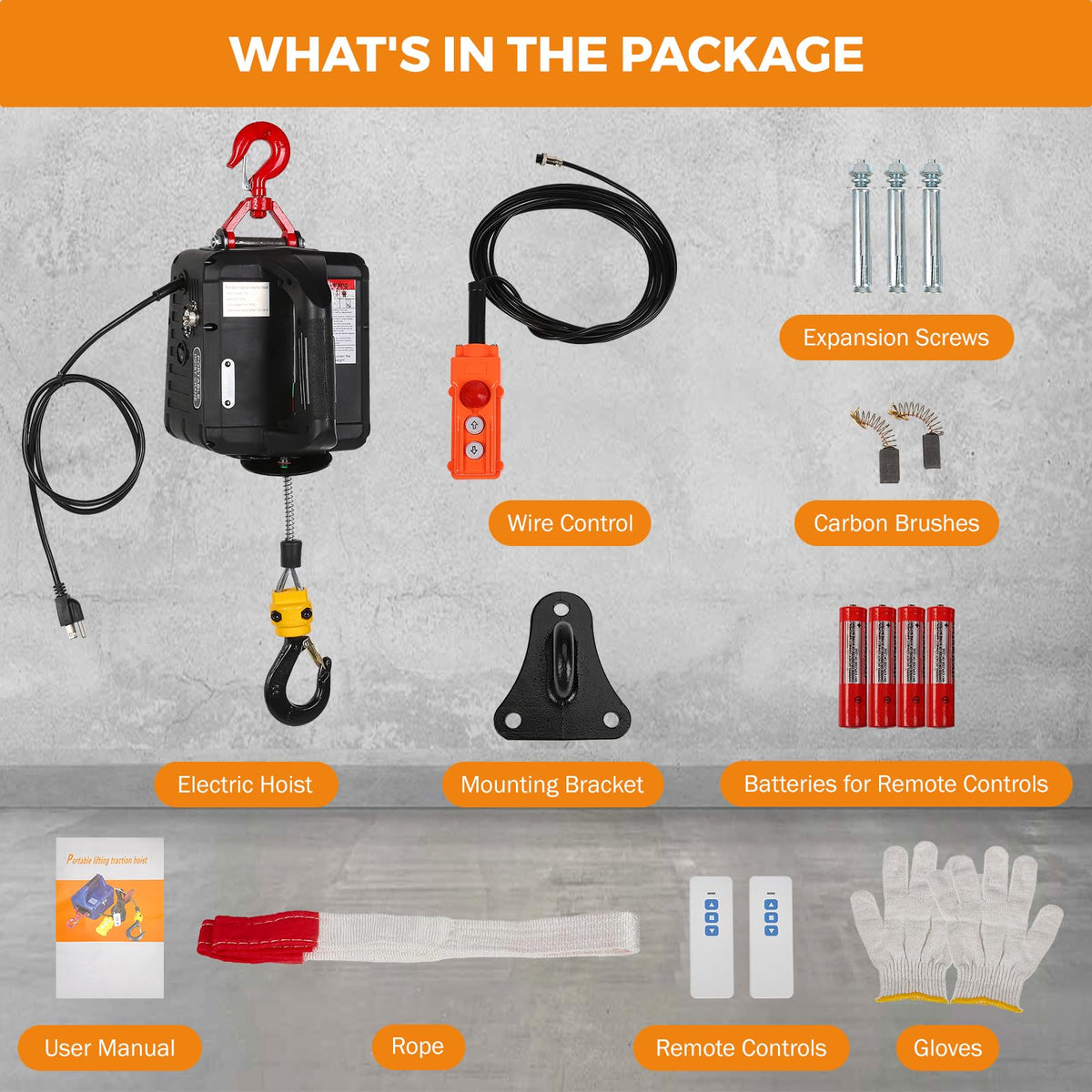 3-in-1 Portable Electric Hoist C311505