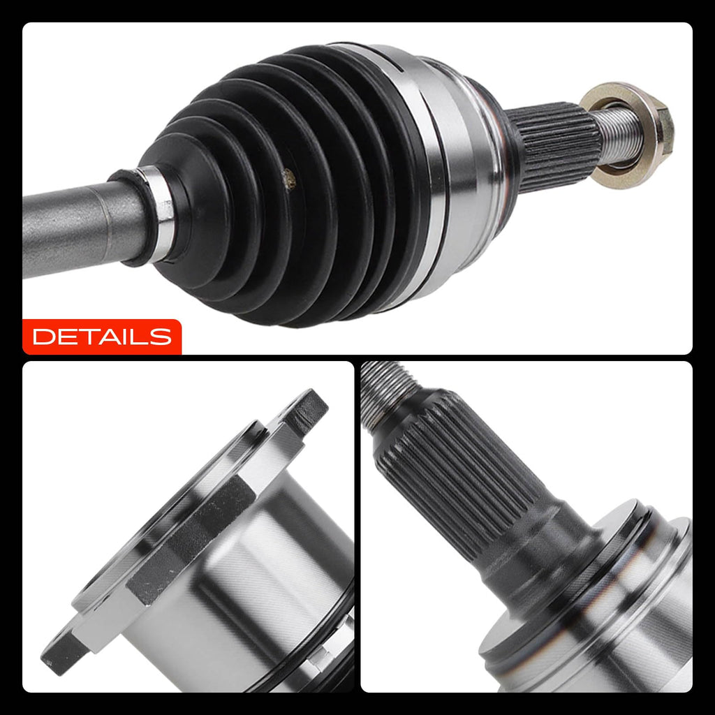 Set of 2 Front CV Axle Shaft Assembly Q14167
