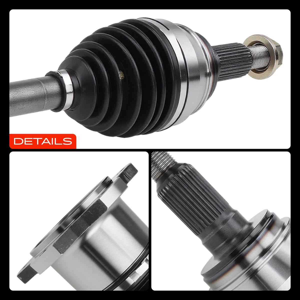 Set of 2 Front CV Axle Shaft Assembly Q14167