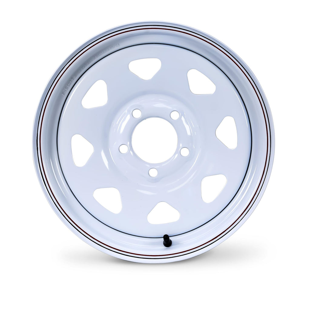 Trailer Tire Wheel ST205/75D15 6PR 101L 5X4.5 White Spoke Rim J53071