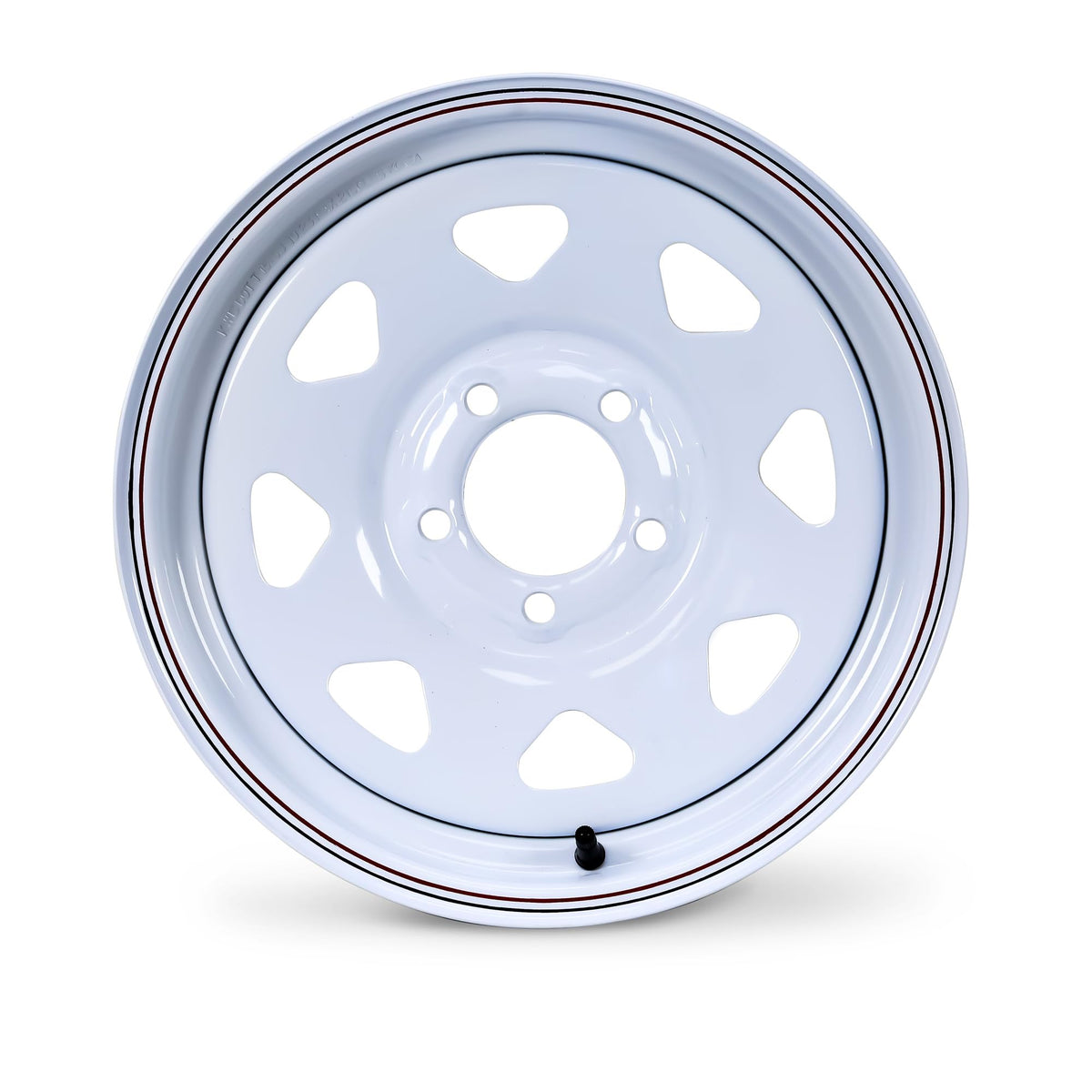 Trailer Tire Wheel ST205/75D15 6PR 101L 5X4.5 White Spoke Rim J53071