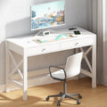 39.4 Inches Computer Desk with 2 Drawers G30538