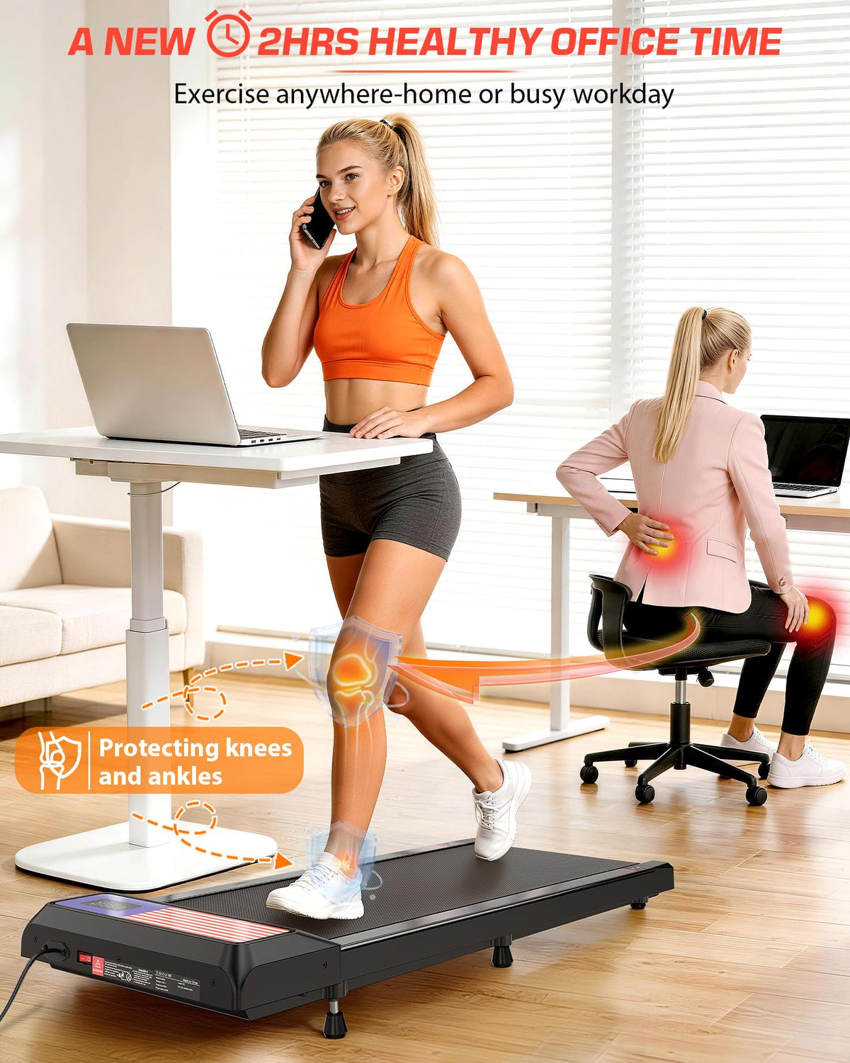 Incline Under Desk Treadmill F758995