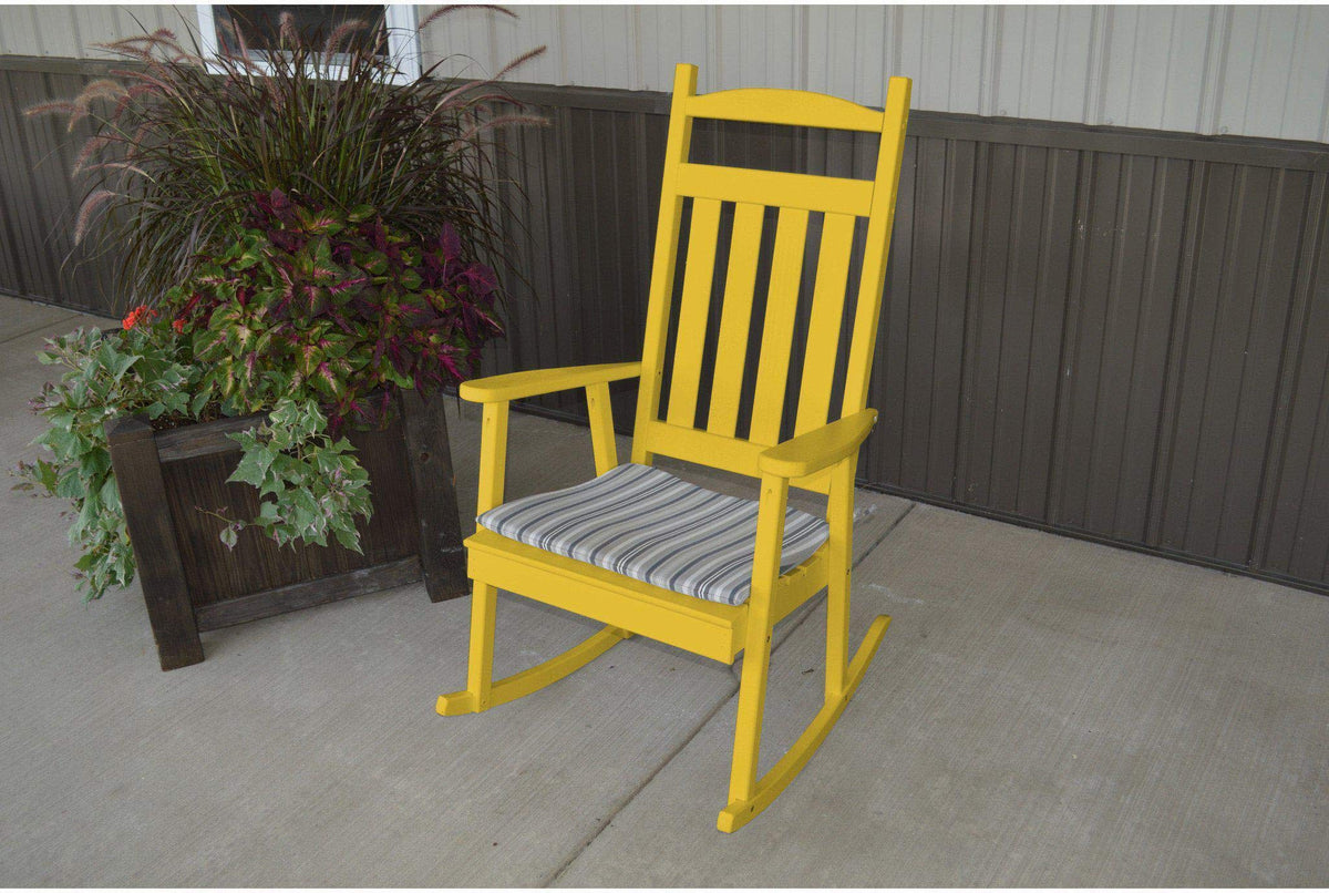 Yellow Pine Porch Rocking Chair V8387