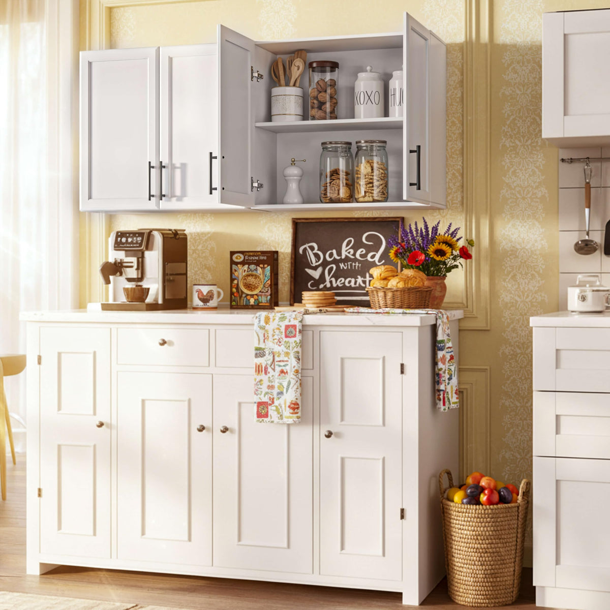 48" Wall Cabinets with Adjustable Shelf E35429