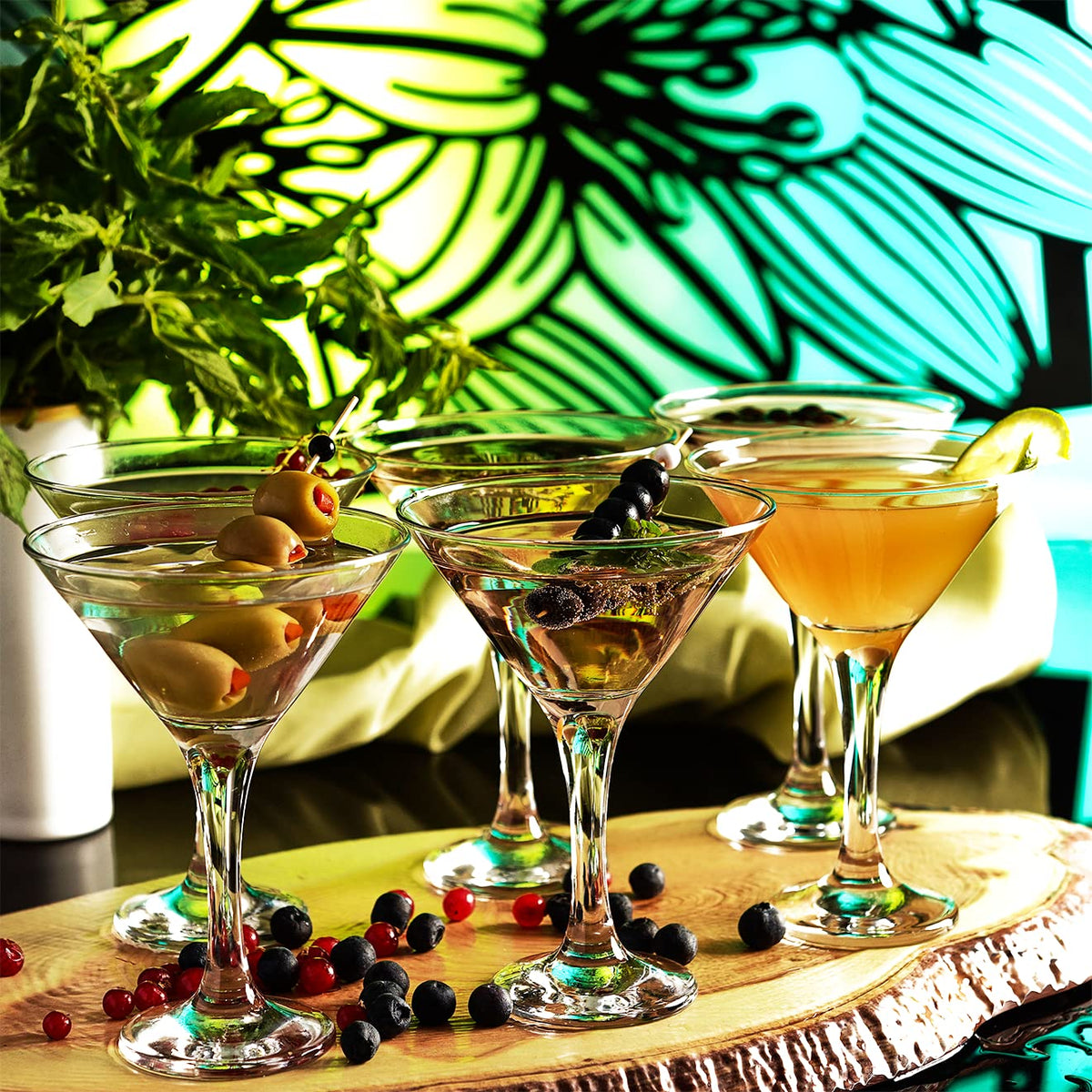 6oz Martini Glasses B592