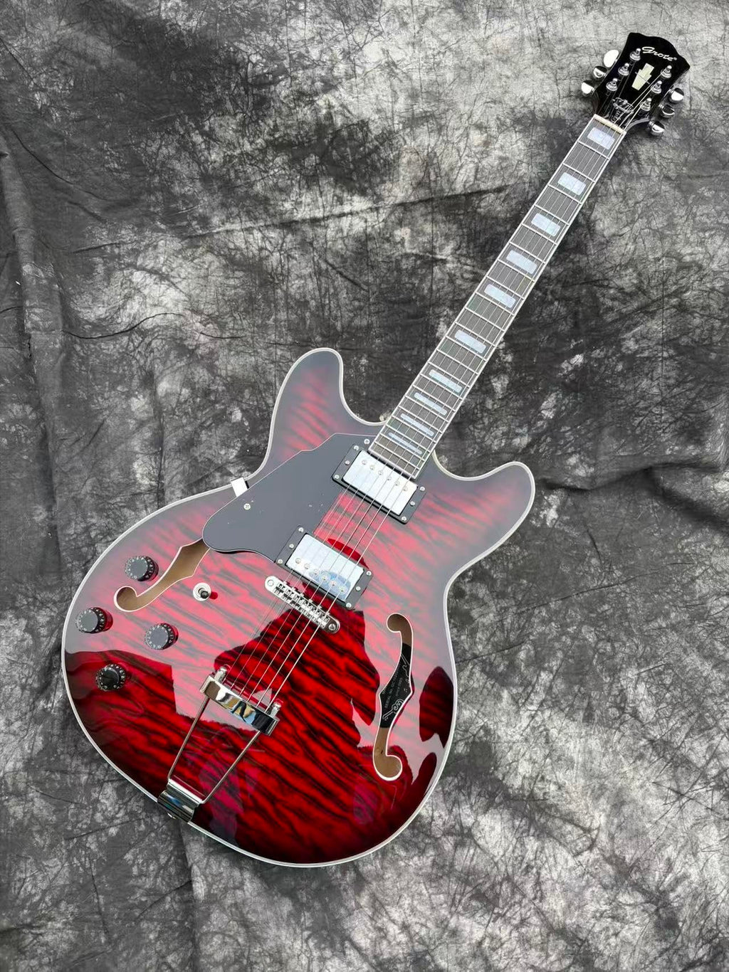 Left-Handed Semi-Hollow Body Electric Guitar S291