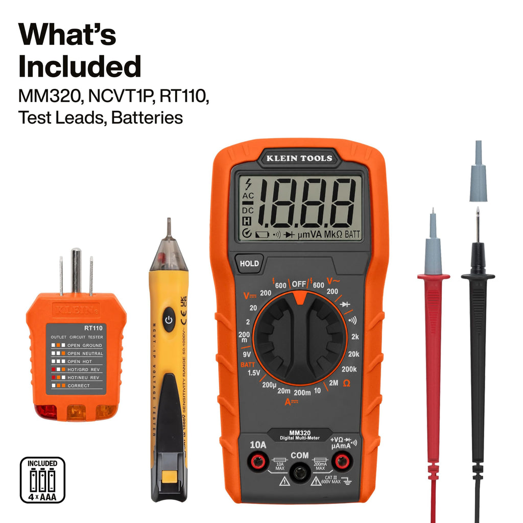 3 Piece Electrical Test Kit E295614