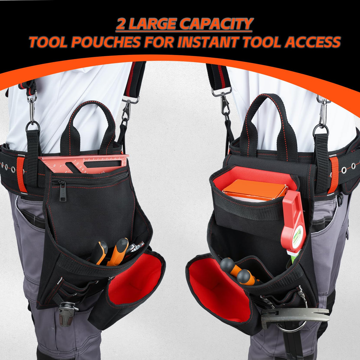 Tool Belt with Suspenders and Tool Pouch Z106342