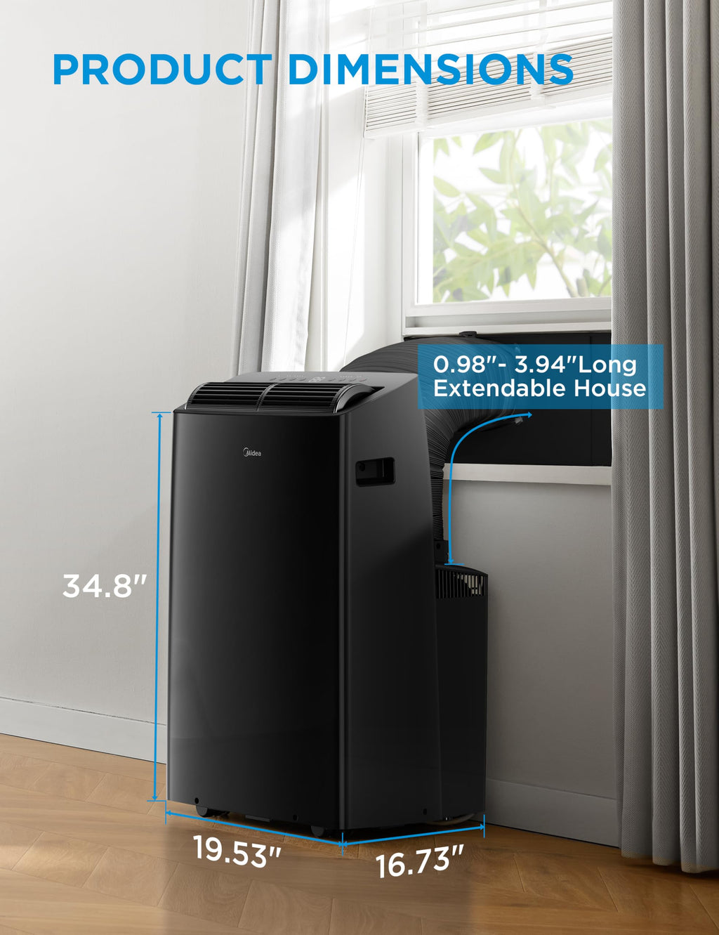 14,000 BTU Portable Air Conditioner with Heat Z188920