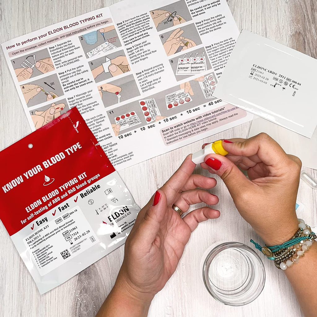 Home Blood Typing Kit 7 Kits R439
