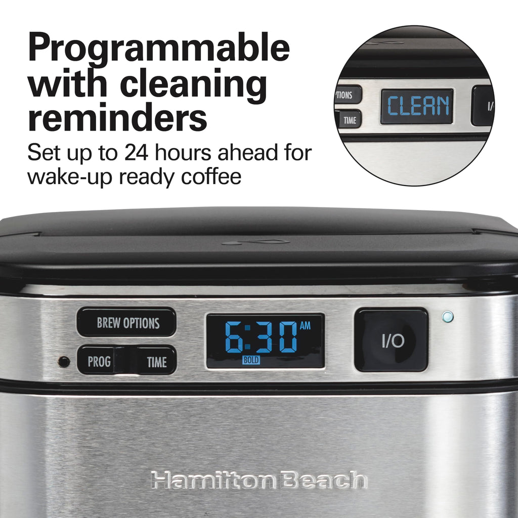12 Cup Programmable Drip Coffee Maker P3860