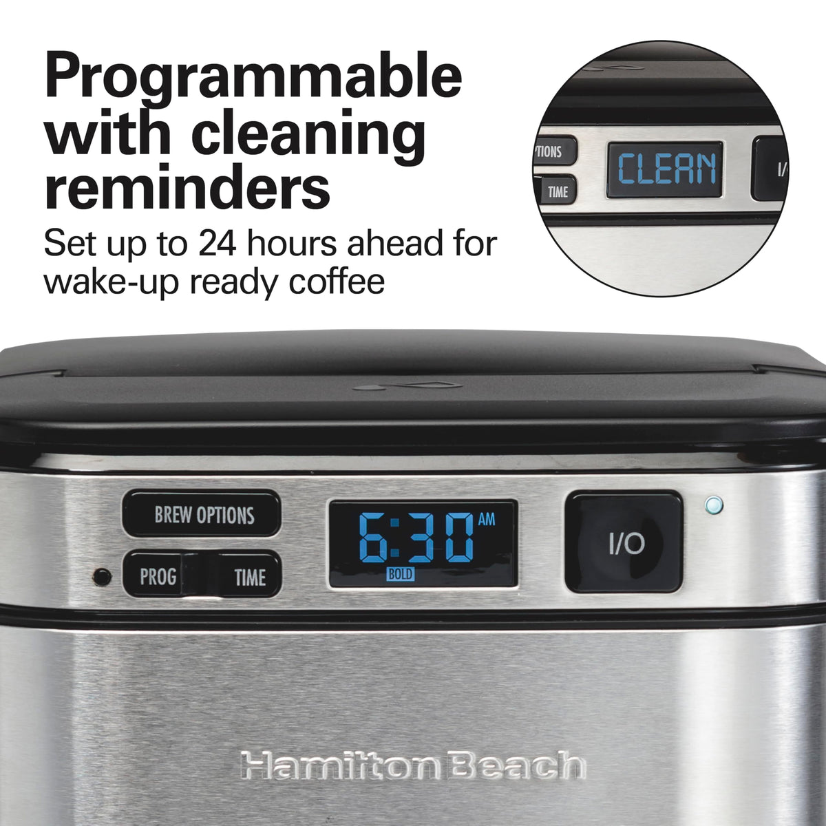 12 Cup Programmable Drip Coffee Maker P3860