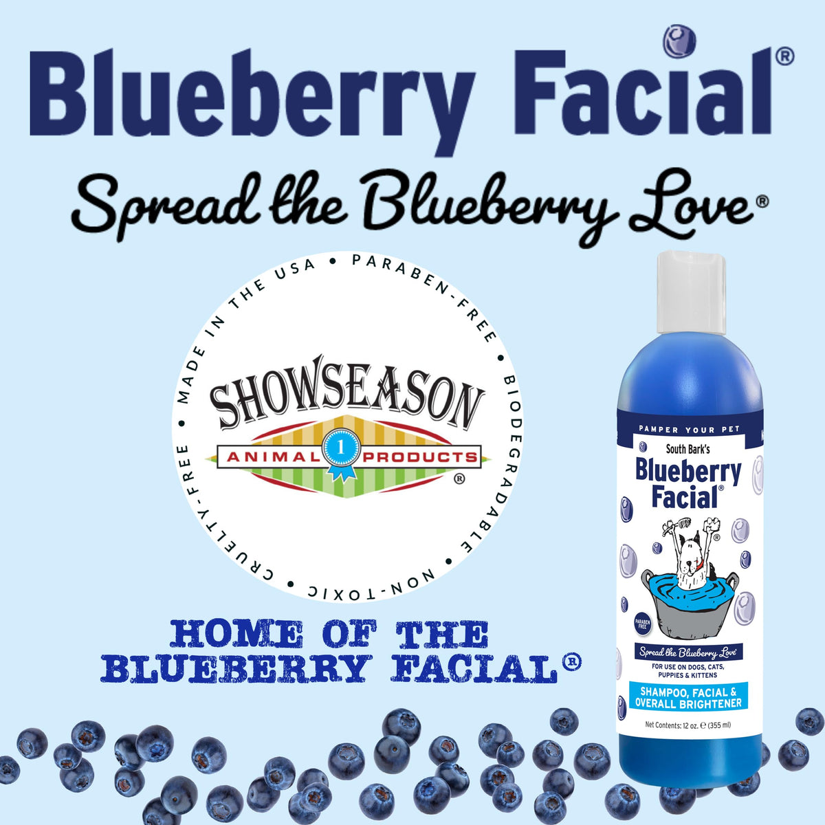 Blueberry Pet Shampoo 12 oz M41318