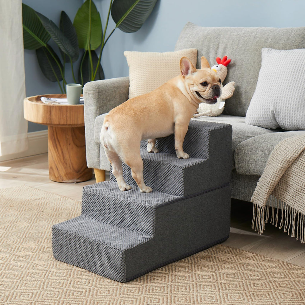 4-Step Grey Dog Stairs U450