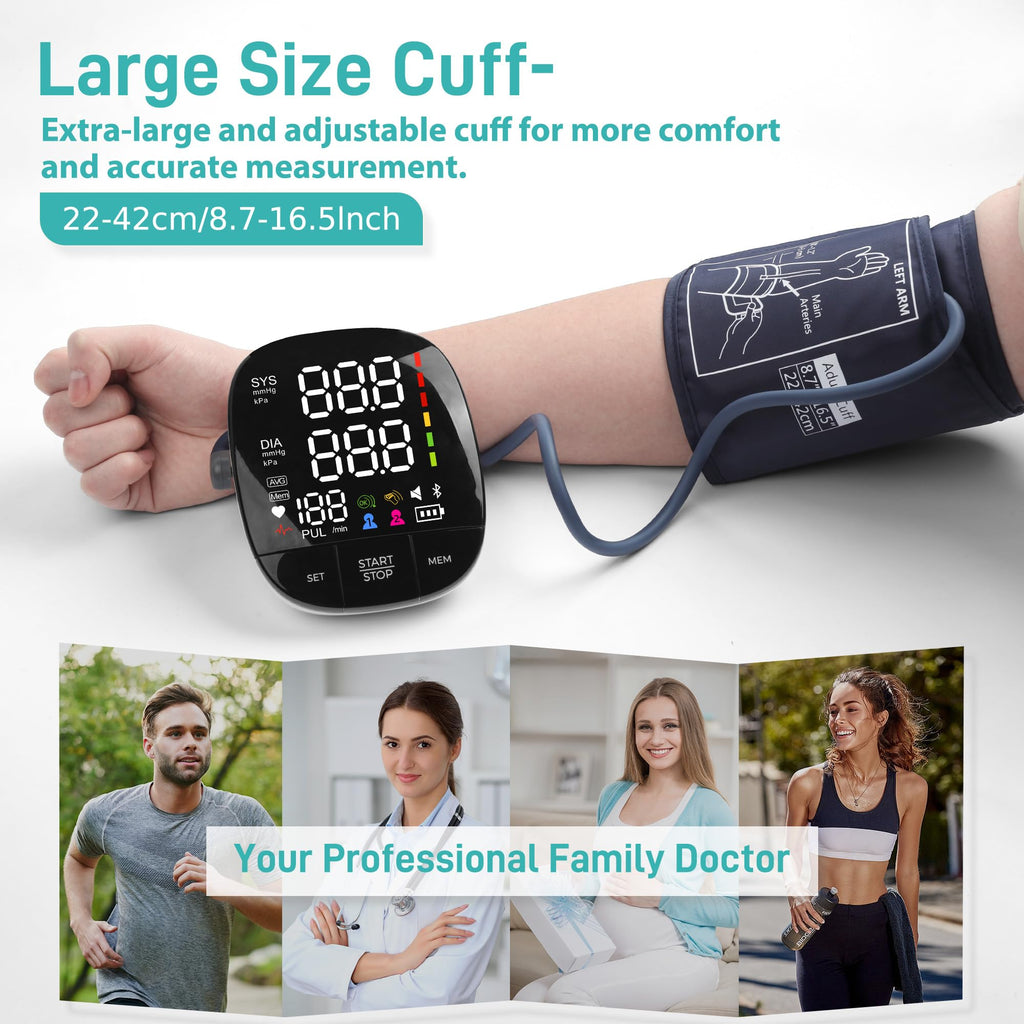 Automatic Upper Arm Blood Pressure Monitor with Large Cuff J8941