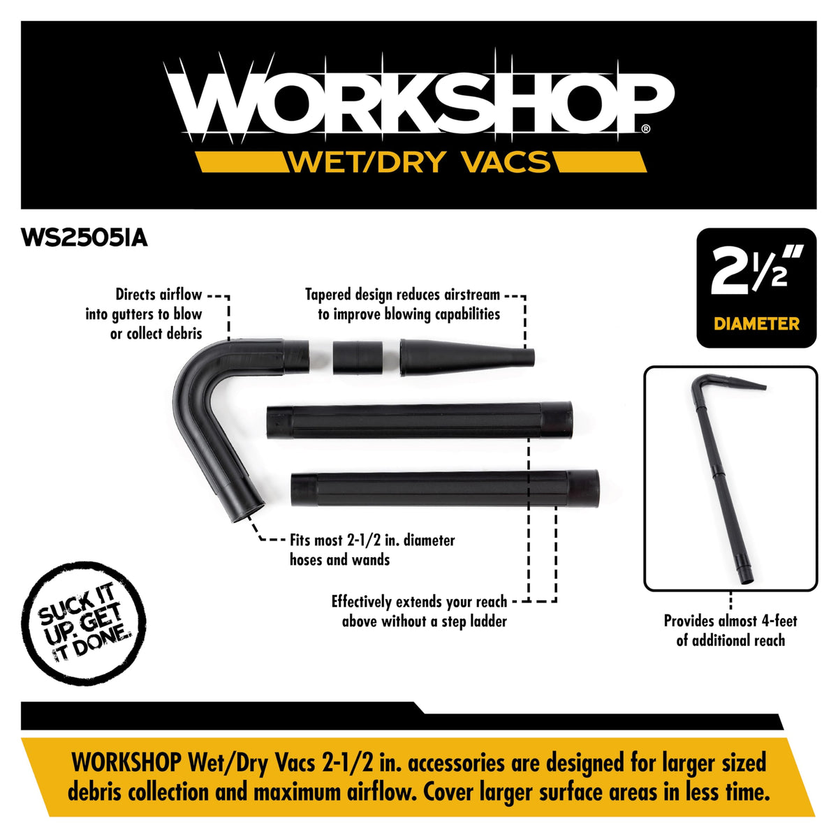 Gutter Cleaning Vac Attachment Kit A95685