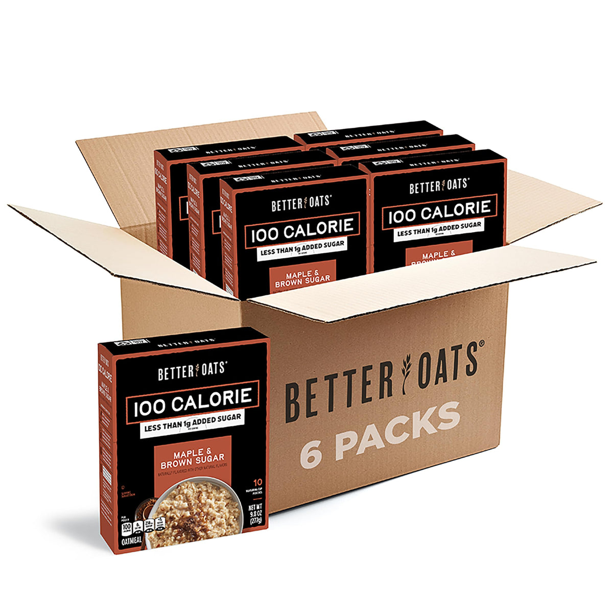 Maple & Brown Sugar Oatmeal 6 Pack N750