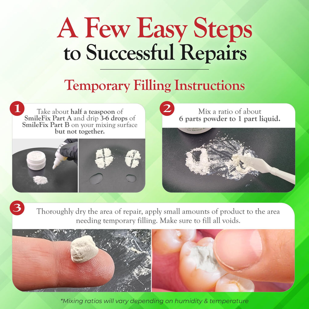 Dental Cement & Filling Repair Kit X53658