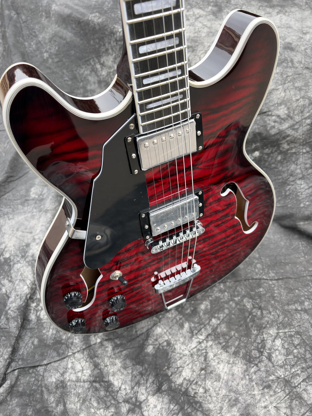 Left-Handed Semi-Hollow Body Electric Guitar S291