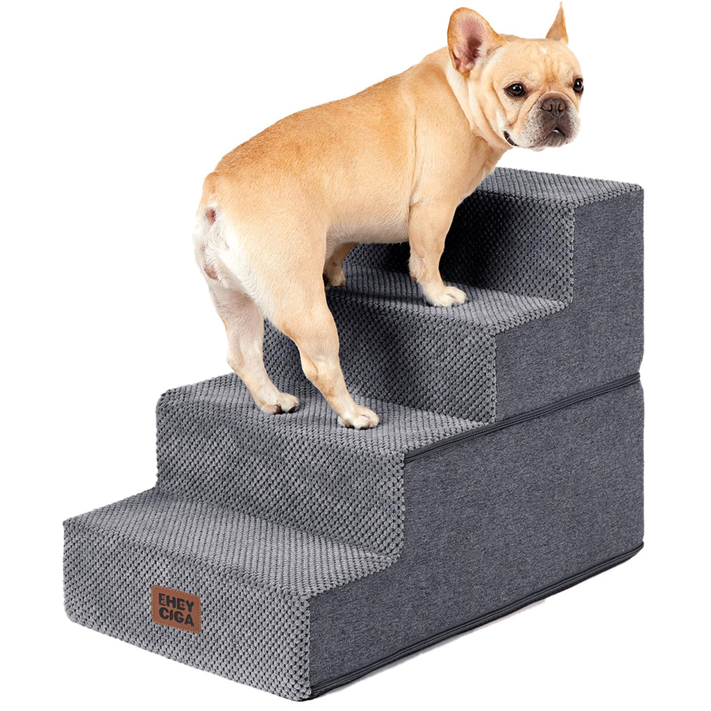 4-Step Grey Dog Stairs U450