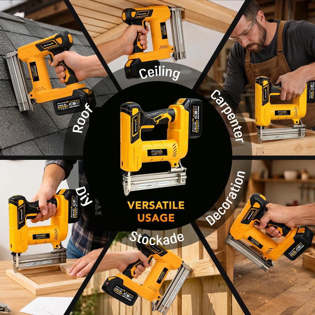 Cordless Brad Nailer 2-in-1 18 Gauge Electric Nail Gun Kit N147615