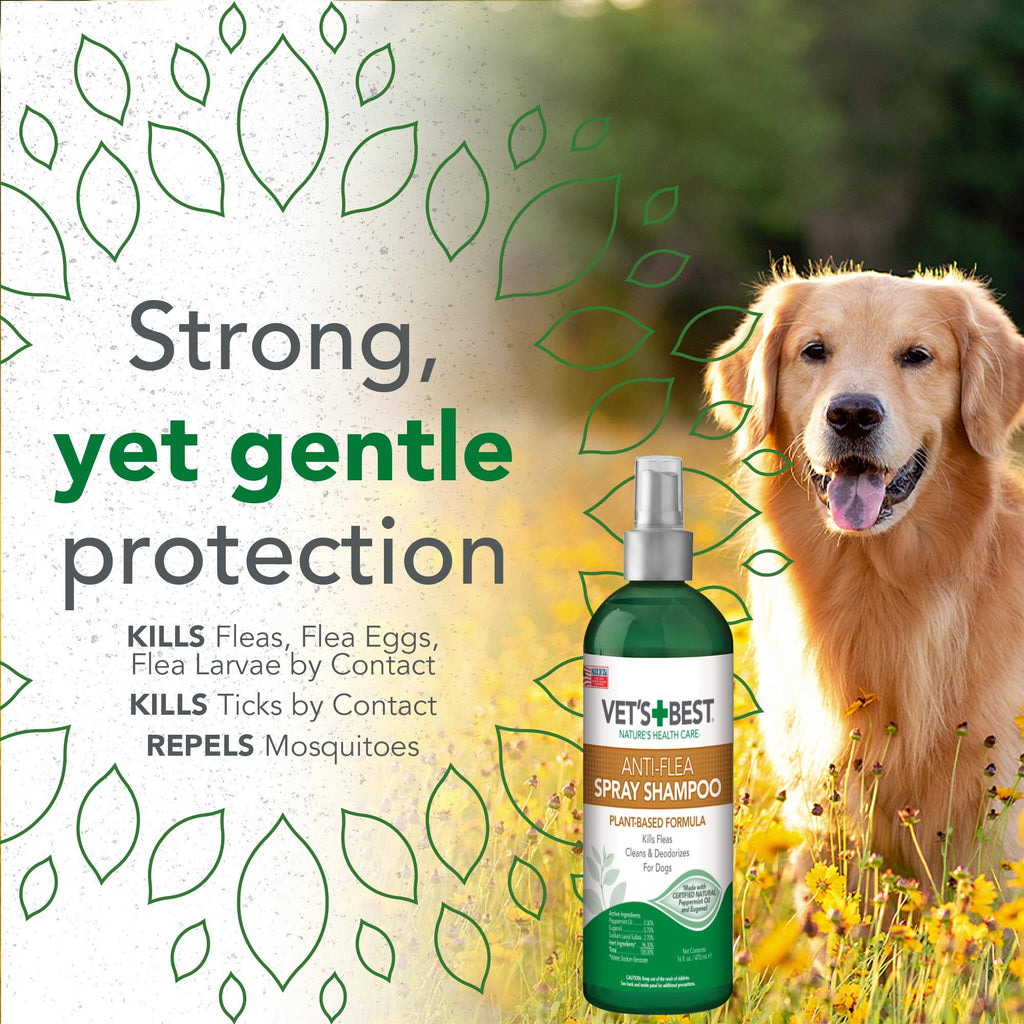 Flea & Tick Shampoo for Dogs 16 oz U324242