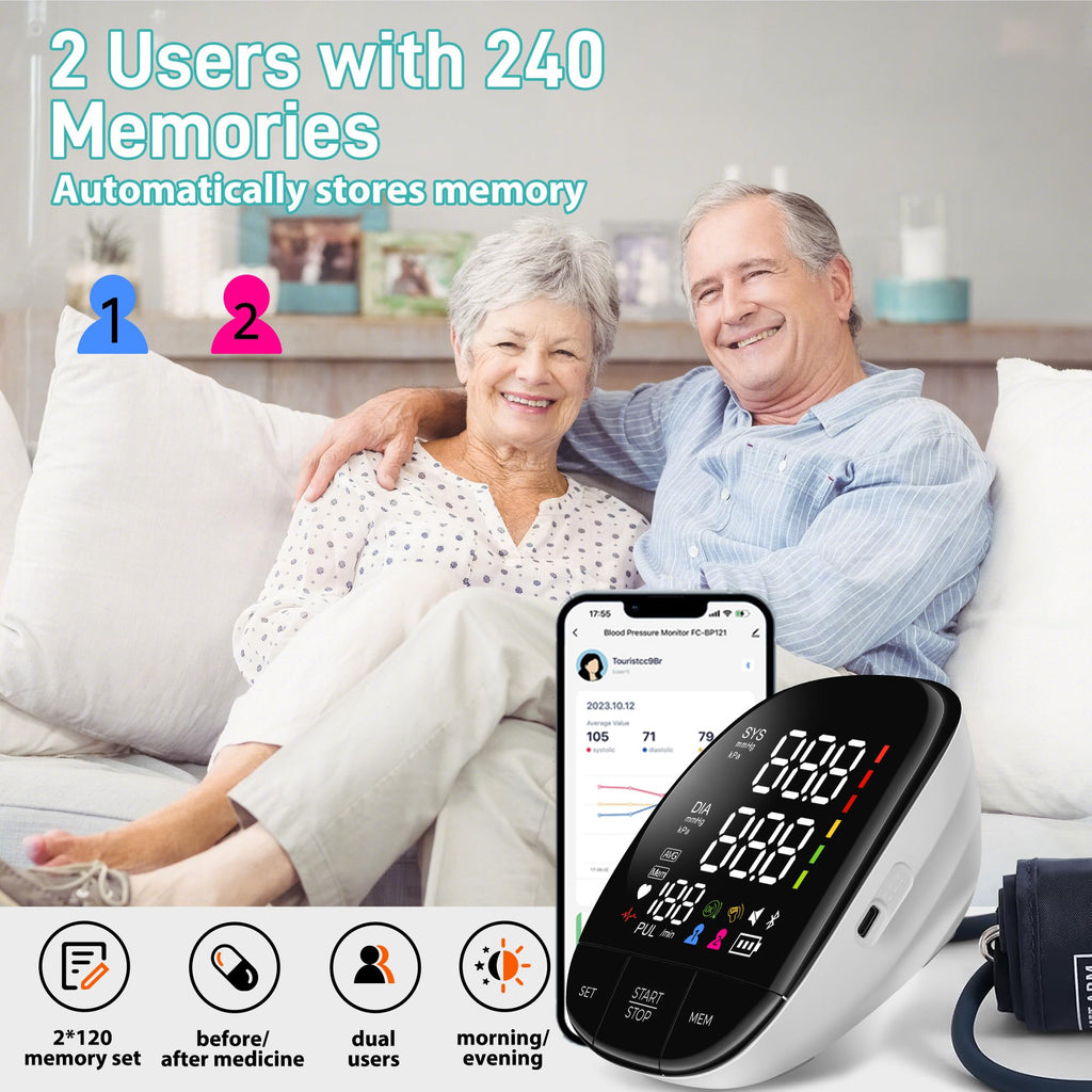 Automatic Upper Arm Blood Pressure Monitor with Large Cuff J8941