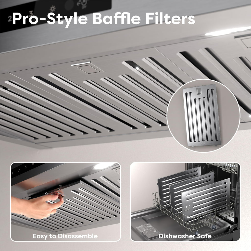 30 Inch Stainless Steel Under Cabinet Range Hood W1027