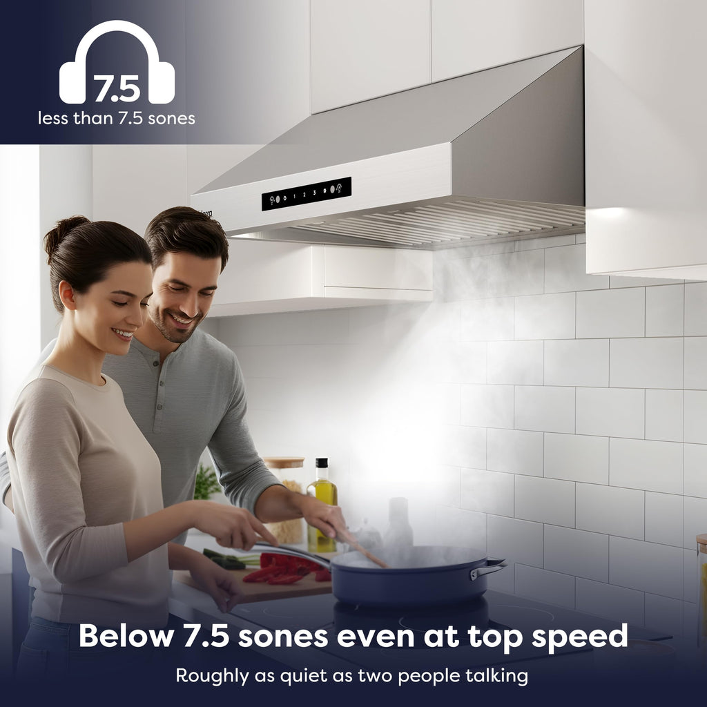 30 Inch Stainless Steel Under Cabinet Range Hood W1027