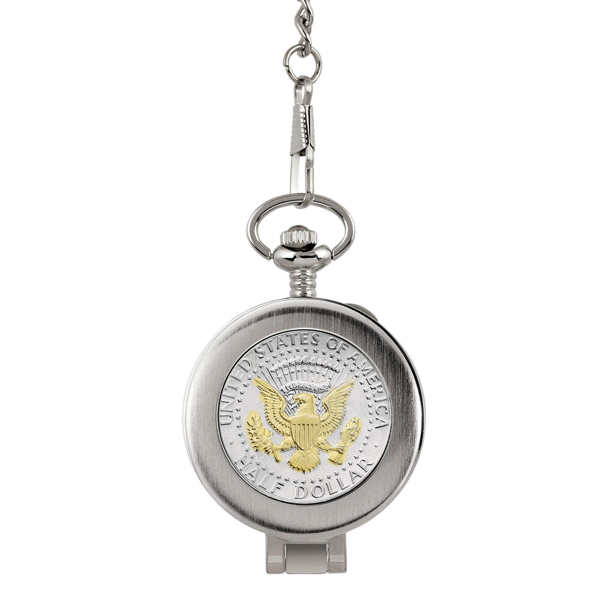 U.S. Coin Pocket Watch with Skeleton Movement B461