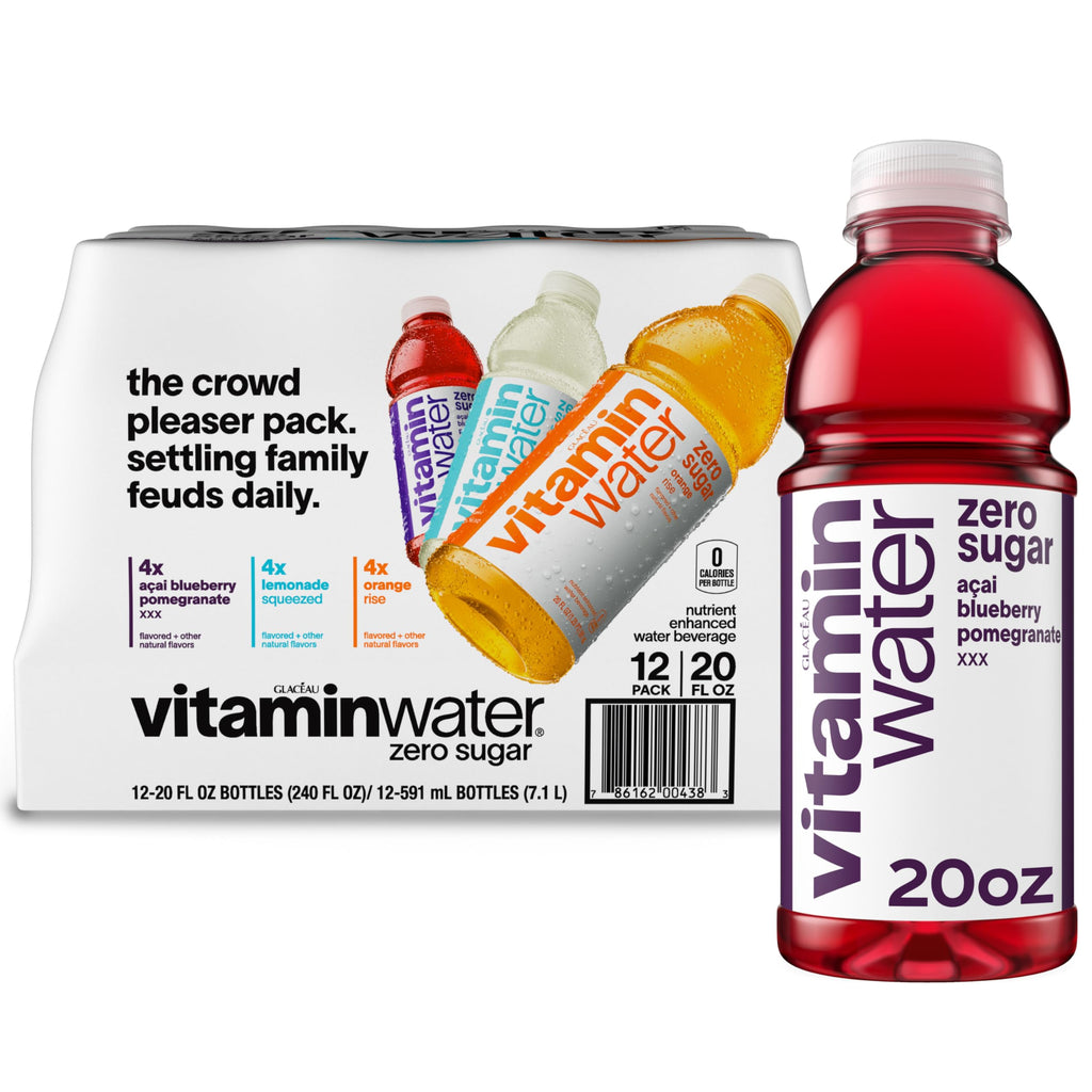 vitaminwater zero Variety Pack, 20 fl oz, 12 Pack S973