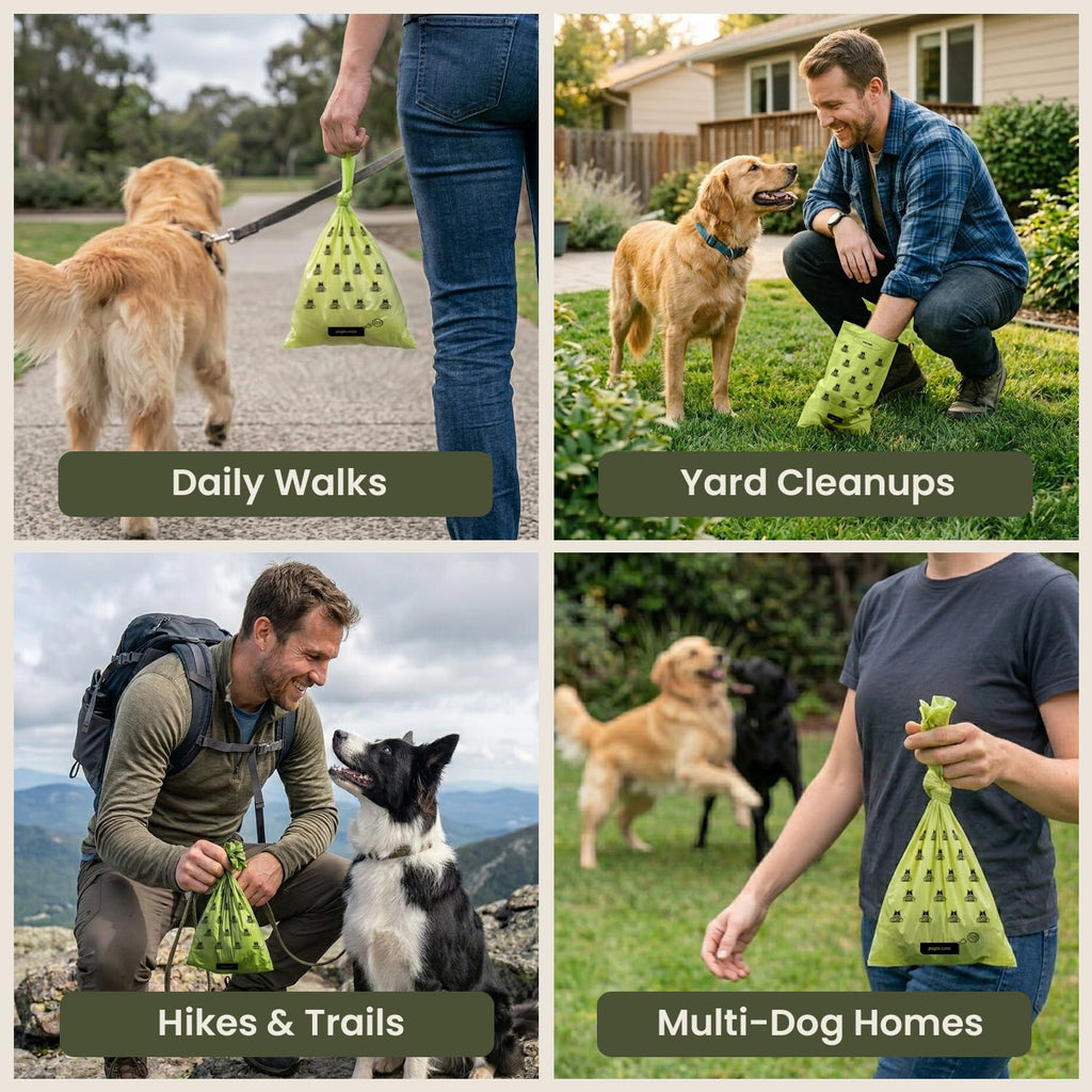 Large Dog Poop Bags, 500 Bags E3908
