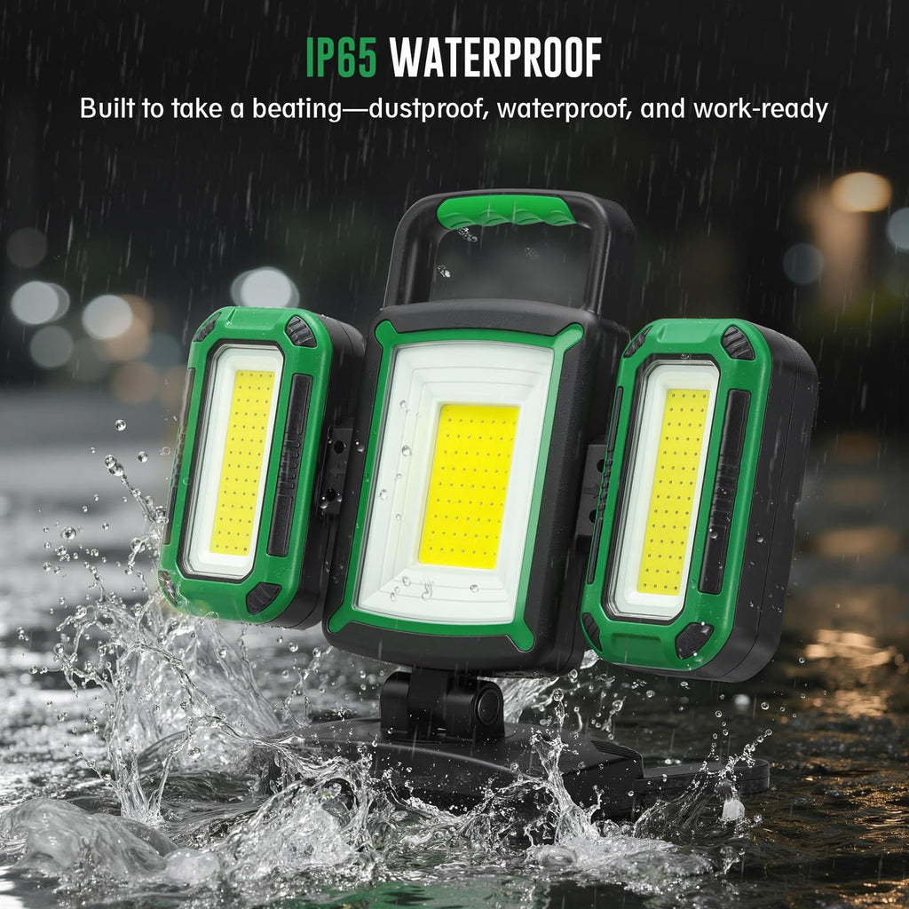 50W 5000LM Rechargeable Magnetic LED Work Light U778