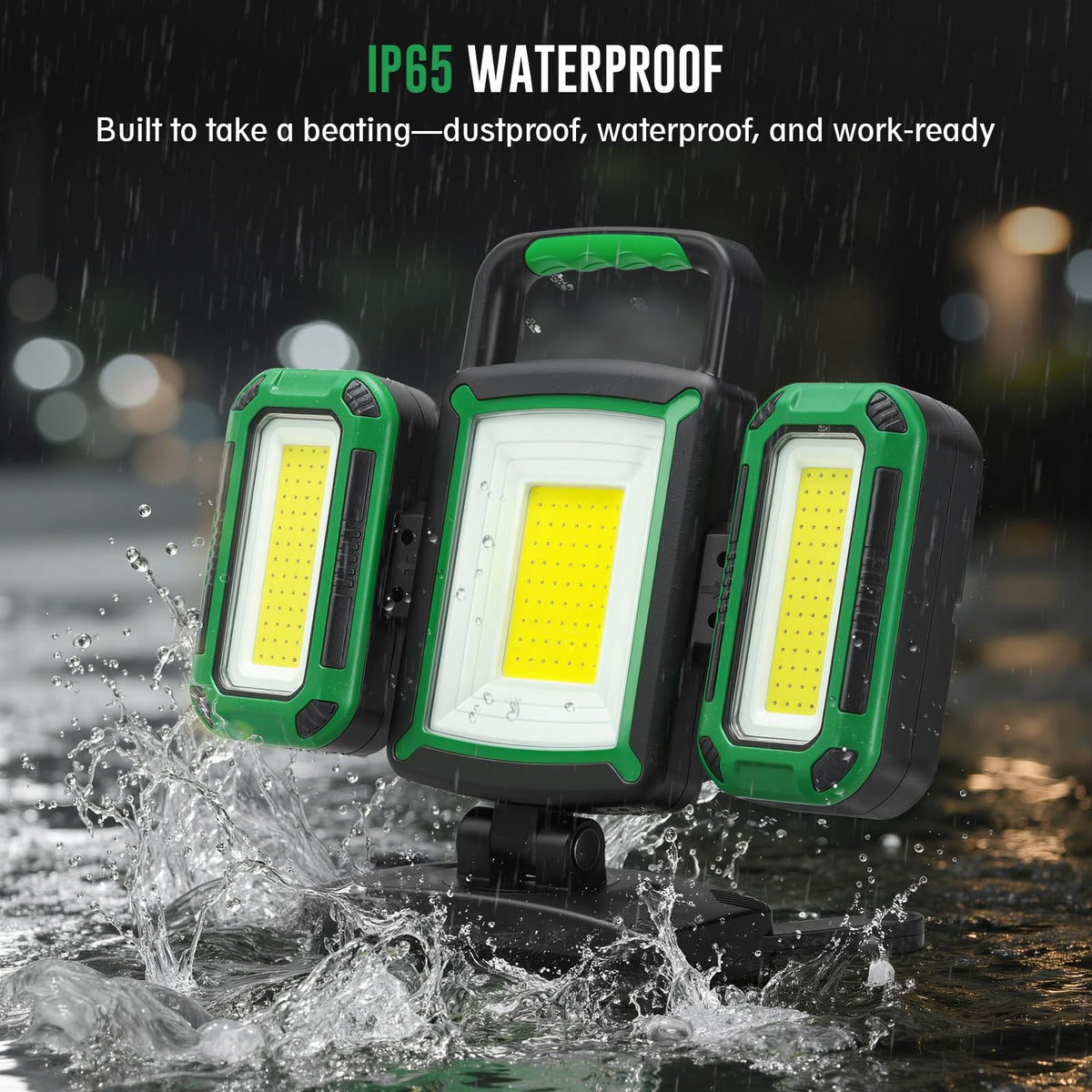 50W 5000LM Rechargeable Magnetic LED Work Light U778