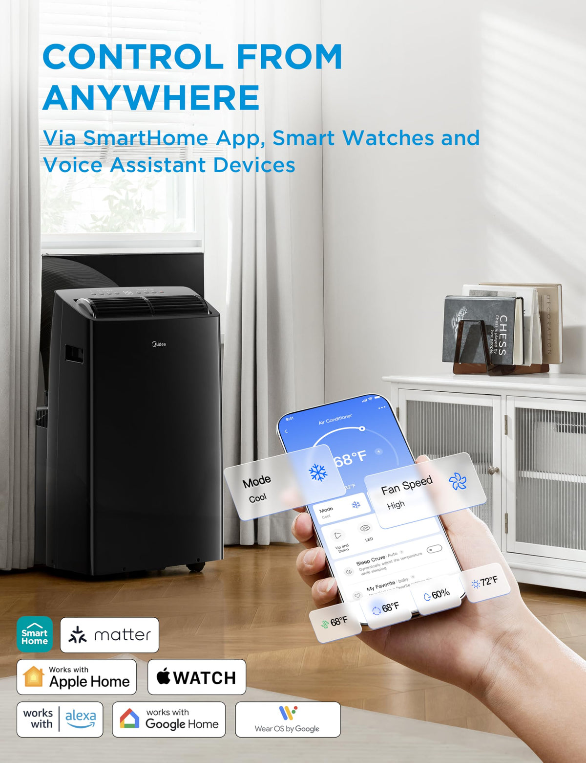 14,000 BTU Portable Air Conditioner with Heat Z188920