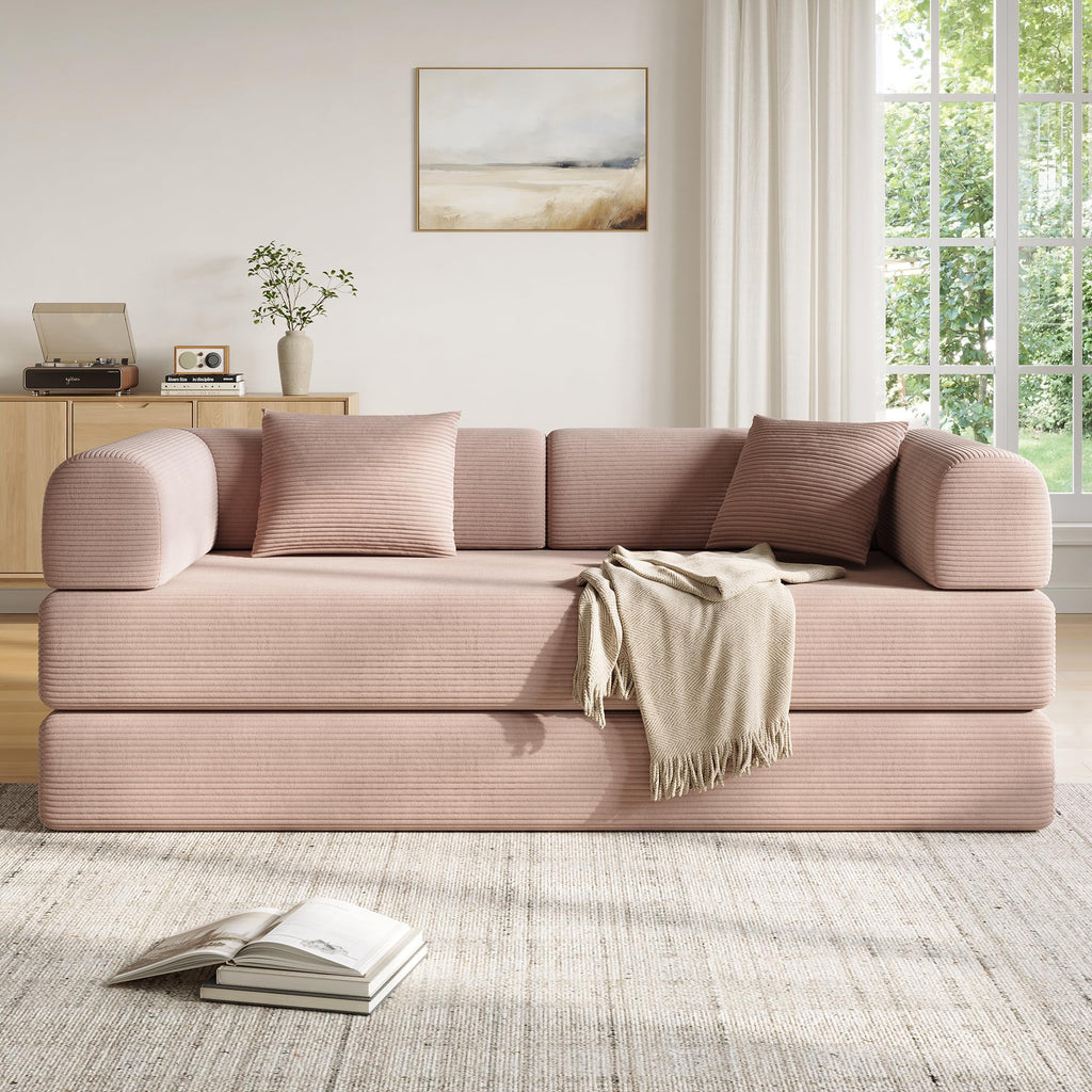 79in Boneless Convertible Futon Sofa Bed Queen I226