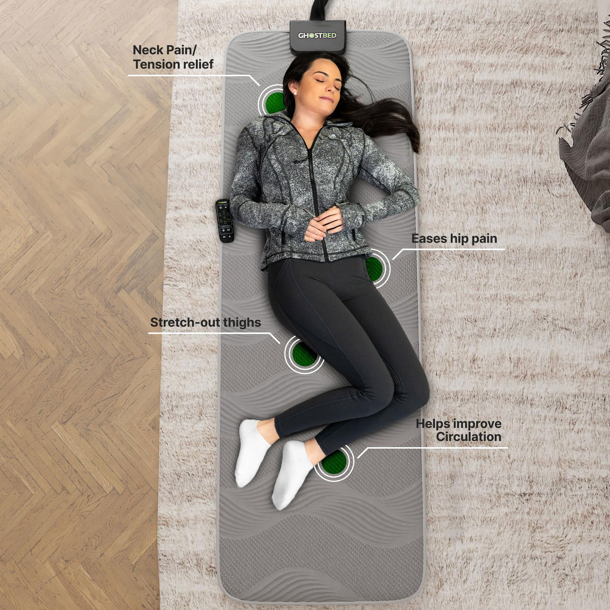 Massage Mat with 3" Gel Memory Foam I9439