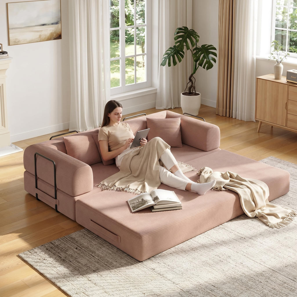 79in Boneless Convertible Futon Sofa Bed Queen I226